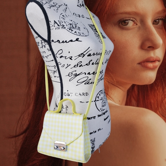 None Handbags - MINI Yellow Checked 💛 Bag
